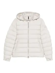 Стеганая куртка с капюшоном MONCLER, серый