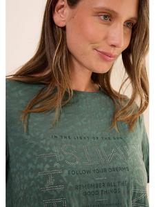 Футболка Cecil, темно-зеленый