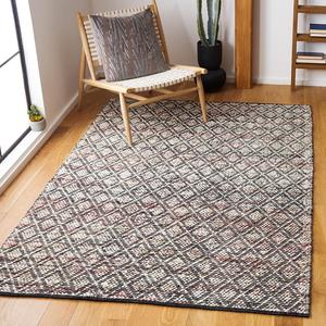 SAFAVIEH Natura коллекция ковер 153 x 244 см - Ivory & Red, ручной работы из шерсти, идеально для помещений с высокой проходимостью в гостиной, спальне (NAT615Q)