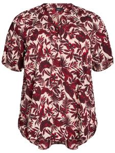 Блуза Zizzi EHANNAH, темно-красный