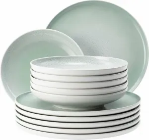 Набор столовой посуды Sento Home Aura Mint, 12 предметов Seltmann Weiden