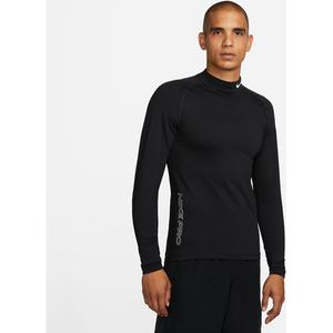 Толстовка m np top warm ls mock Nike, черный