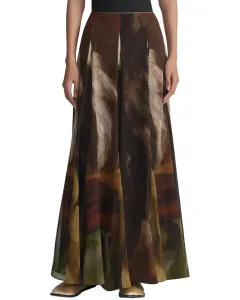 Шелковая юбка-годе длиной до пола, Lafayette 148, Нью-Йорк Lafayette 148 New York