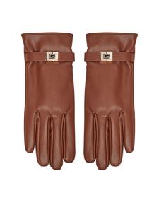 Женские перчатки Guess, коричневый