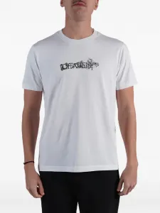 Футболка с логотипом Off-White, белый