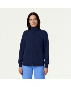 Женская классическая медицинская куртка Ceri с 6 карманами Jaanuu, Midnight navy