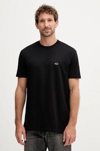 Хлопковая футболка Armani Exchange, черный