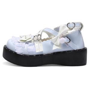 Классические туфли мэри джейн высота 5 см women's Medd, синий