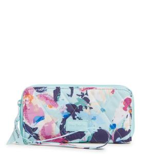 Ультралегкий кошелек-гармошка Outlet Vera Bradley, Floating Blossoms