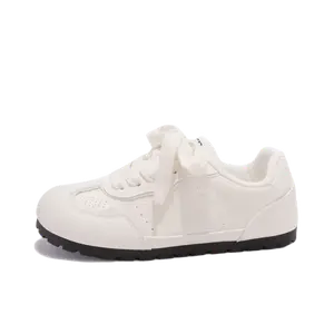 JimiXiong Женские скейтерские кроссовки лоу-топ экрю, цвет Ecru