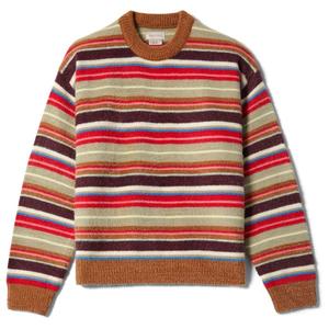 Женский уютный свитер-пуловер Brixton, Multi Stripe