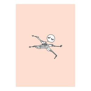 Фреска Komar Star Wars Pew Pew, бежевый