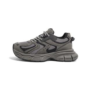 Дышащие легкие кроссовки, увеличивающие рост, низкие, массивные, женские, серые Luji, Gray