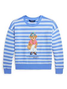 Ralph Lauren толстовка с принтом Polo Bear, синий
