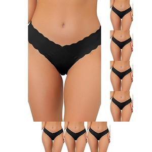 8 пар женских бесшовных трусиков-бикини с V-образной талией Inspire Chic