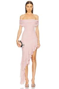 Платье миди X revolve aliz от Michael Costello, mauve