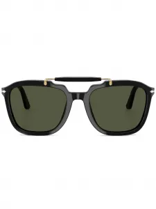 Солнцезащитные очки в квадратной оправе Persol, черный