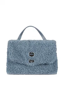 Кожаная сумка-тоут Postina с верхней ручкой Zanellato, синий