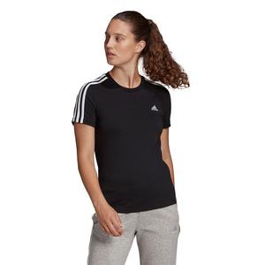 Футболка adidas Essentials Slim 3 Stripes, черный