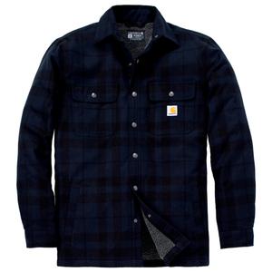 Куртка-Рубашка на фланелевой подкладке из шерпы - куртка для отдыха Carhartt, синий