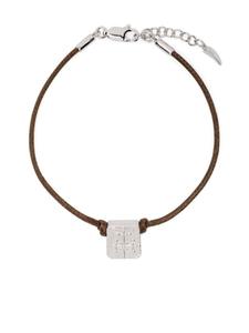 X Люси Уильямс браслет-шнур с византийскими монетами Missoma, серебряный