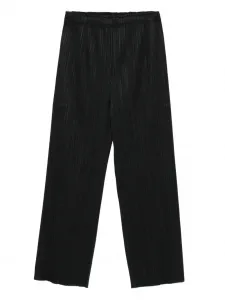 Плиссированные брюки Pleats Please Issey Miyake, черный