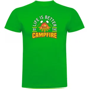 Футболка с коротким рукавом Kruskis Better By The Campfire, зеленый