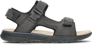 Мужские сандалии Geox на плоской подошве, Dk Coffee