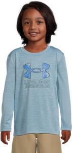 Футболка с длинным рукавом Core Logo Twist Tech Under Armour Kids, Blue Smoke