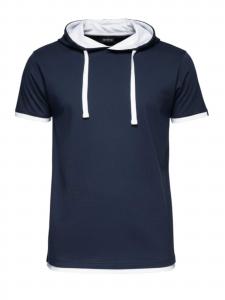 Ombre Футболка в темно-синем цвете