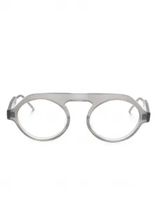 Очки с полосками 4-Bar Thom Browne, серый