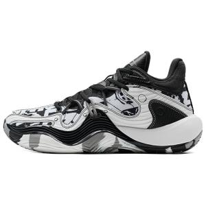 XTEP Легкие теплые баскетбольные кроссовки средней высоты, мужские, черные, белые, серые