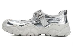 Кроссовки для образа жизни женские низкие, серебряный Eblan, серебряный