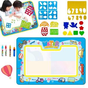 Водный коврик на тему транспортных средств. Набор для рисования. Водные маркеры. Шаблон шаблона. Inna marka