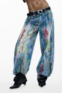 Стильные джинсовые брюки