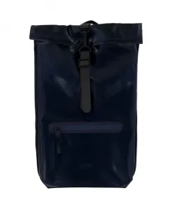Синий рюкзак с закручивающимся верхом и регулируемыми лямками Rains, синий