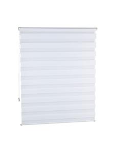 Relaxdays 2 двойные рулонные шторы на зажимах, белые - (Ш)106 x (В)156 см