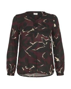 Блуза KAFFE CURVE KCAmi, Blackberry