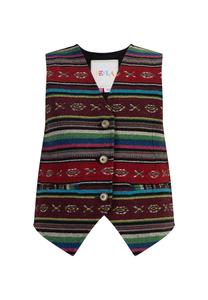 Утепленный жилет IZIA, многоцветный черный