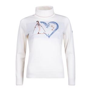 Свитер с высоким воротником Newland Reine Blanche (женский), White/Ice Grey