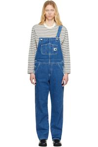 Биб комбинезон прямой Carhartt Work In Progress, синий