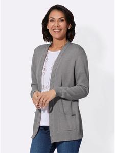 Кардиган цвета антрацит-экрю меланж WITT WEIDEN