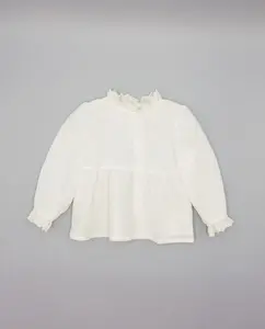 Хлопковая детская рубашка Fina Ejerique, белый