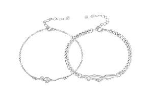 DAISY BEAUTY Браслет унисекс серебряный