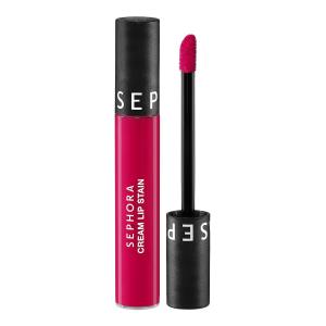Жидкая матовая помада Cream Lip Stain - Samtiger kussechter Lippenstift Sephora Collection, 126 Hot Hot Pink (5 ml)