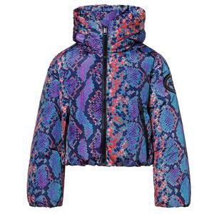 Пуховая лыжная куртка Goldbergh Lucinda (женская), Snake Turchese