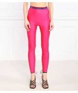 Леггинсы Slim fit Versace Jeans Couture, розовый