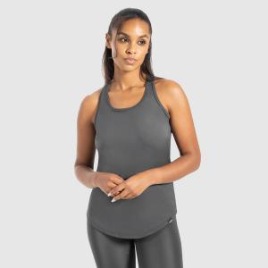 SMILODOX Женская майка Meggy антрацитового цвета