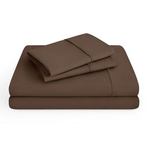 Комплект ультрамягких простыней с двойной щеткой Bare Home, цвет Cocoa