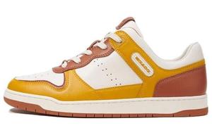 Кроссовки для скейтбординга мужские с низким верхом цвета хаки/яркий серовато-серый/антрацитовый/черный Coach